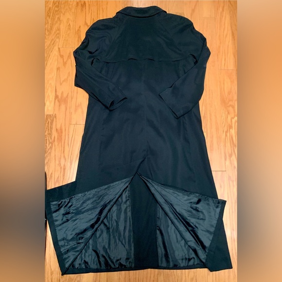 Women’s 8 Petite JONES NEW YORK Full Length Rain Trench Overcoat - Picture 14 of 16